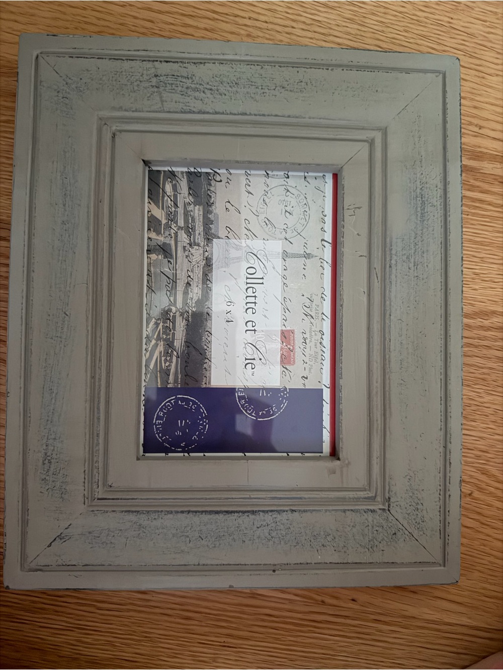 Distressed Gray Picture Frame - Home Accents